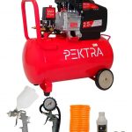 Compresor De Aire 50 Litros + Kit Compacto Pektra 2.5 Hp